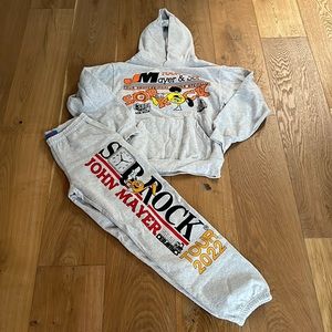 John Mayer Sob Rock Sweatpants Set (MEN’S M top, S bottoms) NEW !!